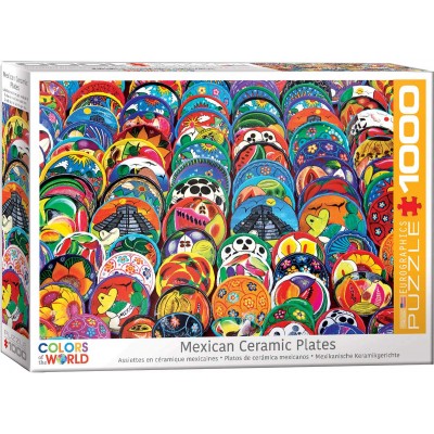 Puzzle Eurographics-6000-5421 Mexican Ceramic Plates