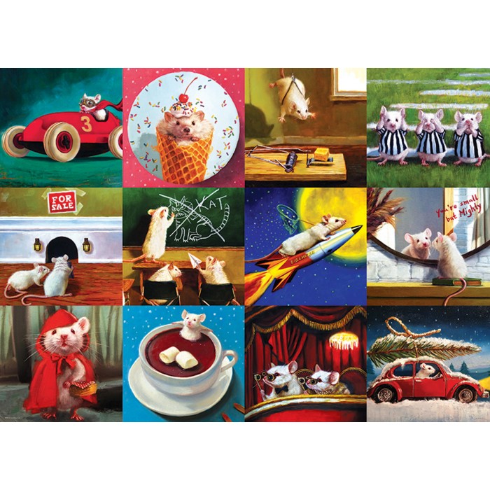 Puzzle  Eurographics-6000-5695 Funny Mice