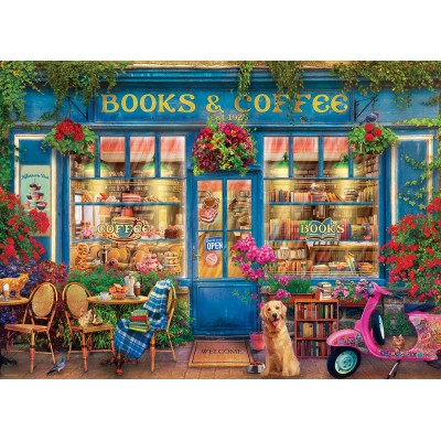 Puzzle Eurographics-6000-5869 Books & Coffee - Gary Walton