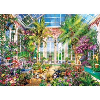 Puzzle Eurographics-6000-5870 Glass Garden Summer Conservato
