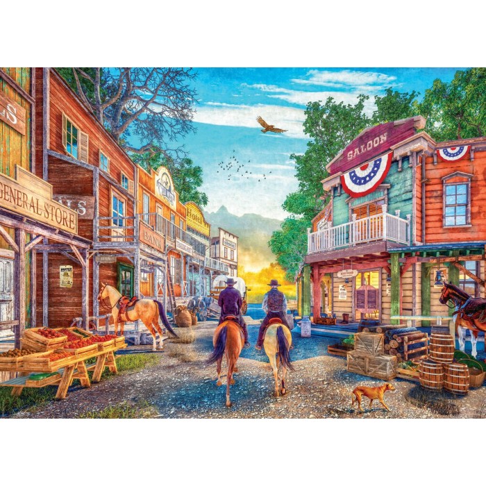 Puzzle Eurographics-6000-6028 Wild West Country by D.Davison