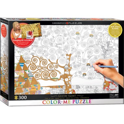 Puzzle Eurographics-6033-0921 XXL Color Me - Gustav Klimt: The Tree of Life