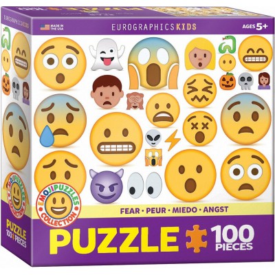 Eurographics-6100-0869 Emojipuzzle - Fear