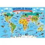 Puzzle  Eurographics-6100-5554 XXL Pieces - Map of the World
