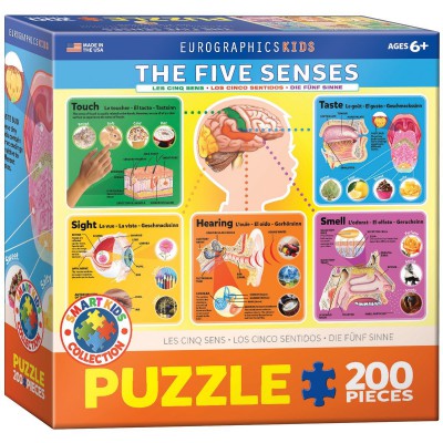 Puzzle Eurographics-6200-0305 The Five Senses