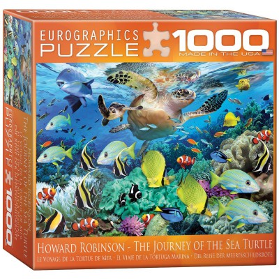 Puzzle Eurographics-8000-0626 Howard Robinson: The Journey of the Sea Turtle