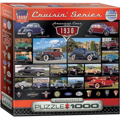 Puzzle Eurographics-8000-0674 American Cars of the 1930s