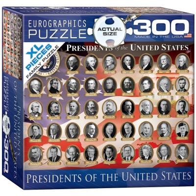 Puzzle Eurographics-8300-1432 XXL Pieces - Presidents of the United States