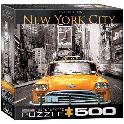 Puzzle Eurographics-8500-0657 XXL Pieces - New York City Yellow Cab