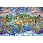 Puzzle  Eurographics-8520-5880 World Wonders