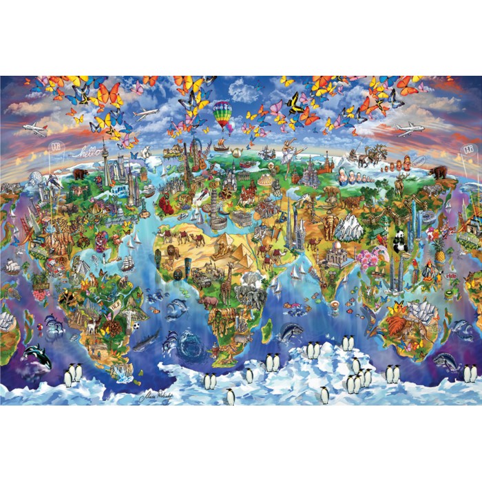Puzzle Eurographics-8520-5880 World Wonders