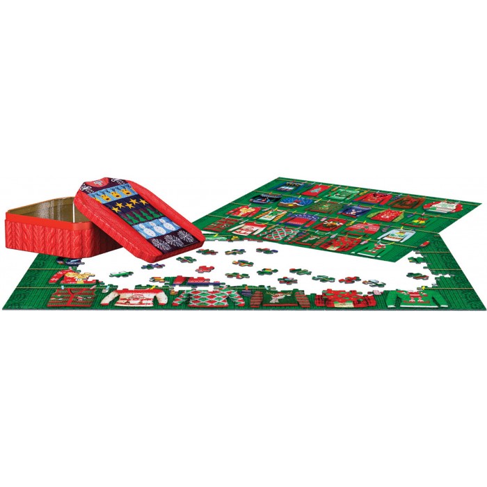 Puzzle  Eurographics-8551-5662 Ugly Christmas Sweaters Tin