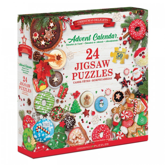  Eurographics-9924-5811 Advent Calendar - Christmas Delights - 24 Puzzles