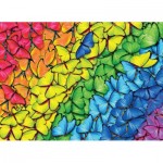 Puzzle   Metal Box - Butterfly Rainbow