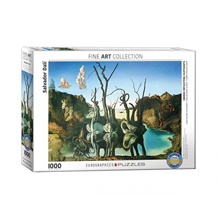  Salvador Dalí - Swans Reflecting Elephants Puzzle - 1000 pieces 