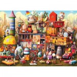 Puzzle   XXL Pieces - Misfit Toys by Ray Powers