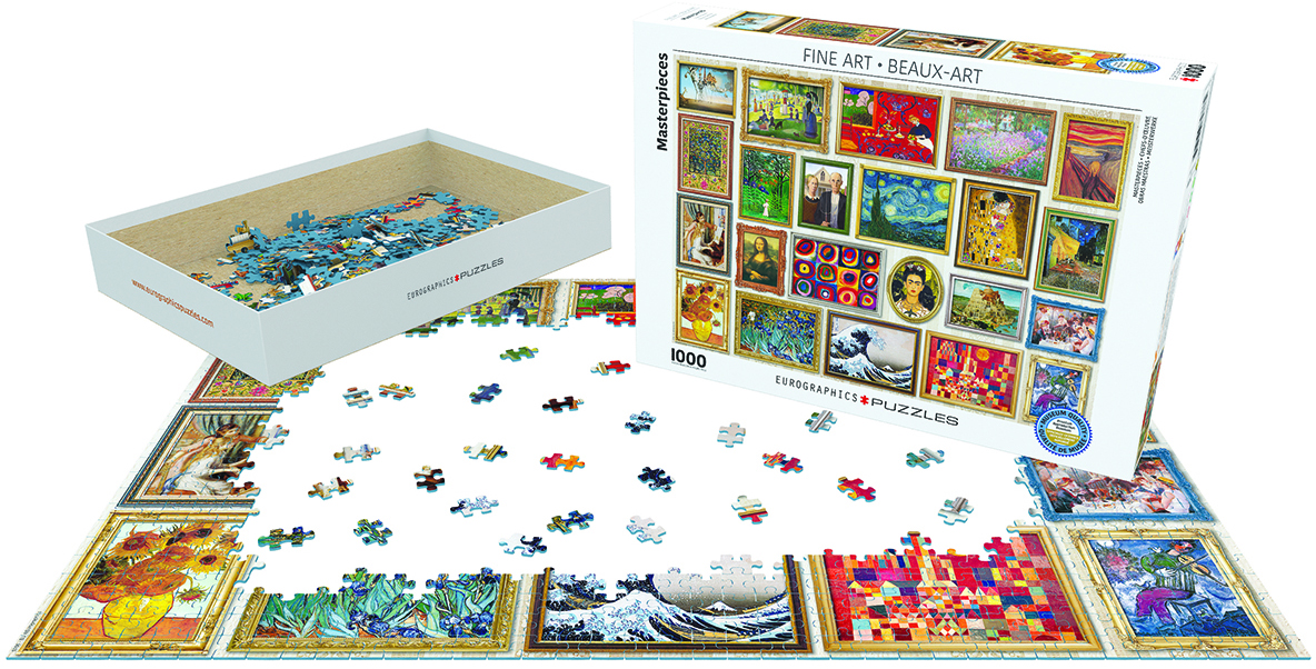 Puzzle Collage Beaux-Arts, 1 000 pieces