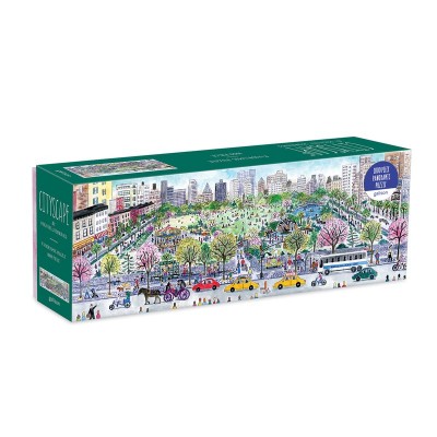 Galison-36538 Cityscape - 1000 Piece Panoramic Puzzle