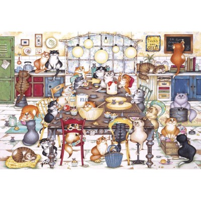 Puzzle Gibsons-G2712 XXL Pieces - Cat's Cookie Club