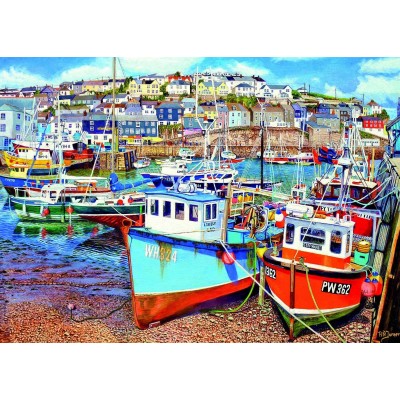 Puzzle Gibsons-G3525 XXL Pieces - Mevagissey Harbour