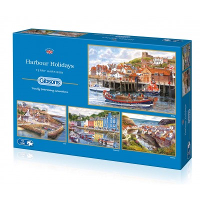 Gibsons-G5052 4 Puzzles - Terry Harrison - Harbour Holidays