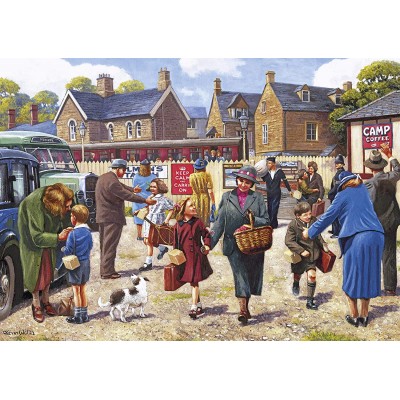 Gibsons-G5056 4 Puzzles - The Evacuees