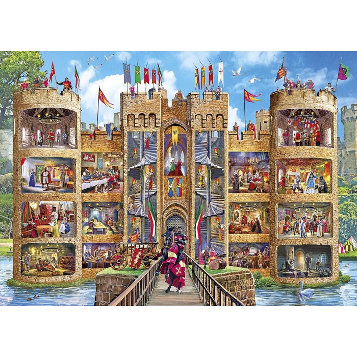 Puzzle Gibsons-G6289 Castle Cutaway
