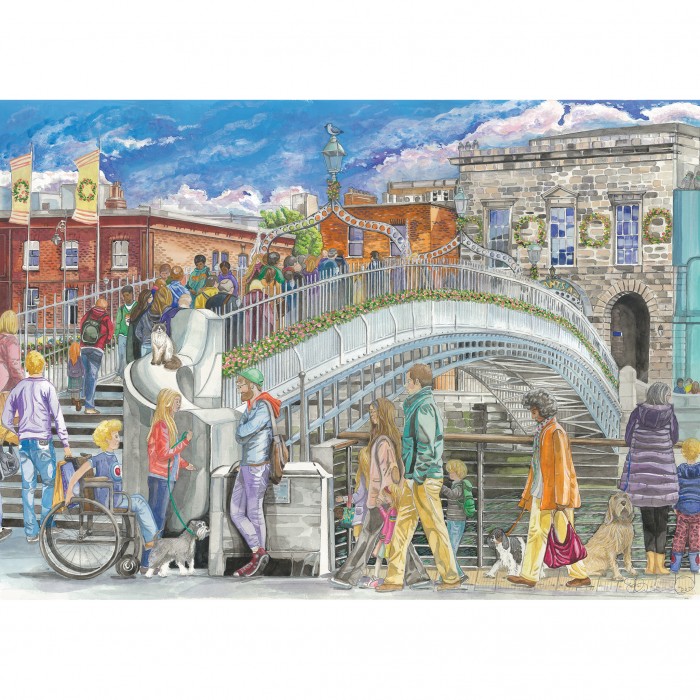 Puzzle  Gibsons-G6350 Ha'penny Bridge