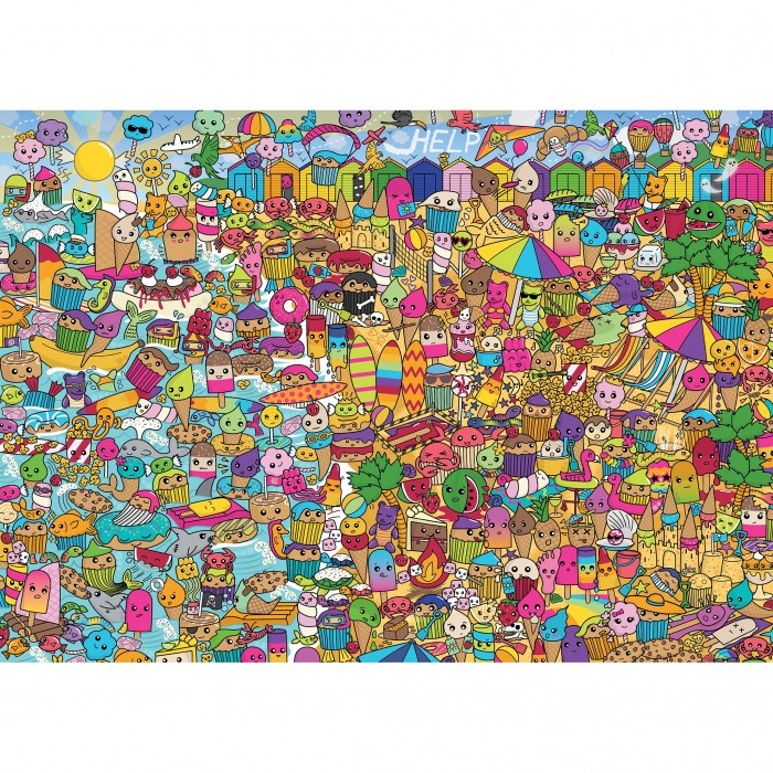 Puzzle Gibsons-G6621 Cakes with Faces - Sweet Retreat