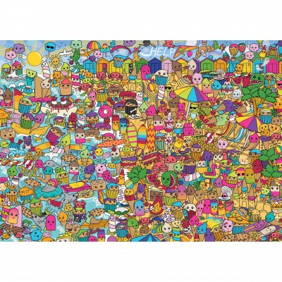 Puzzle Gibsons-G6621 Cakes with Faces - Sweet Retreat