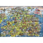 Puzzle  Gibsons-G7080 Maria Rabinsky - Beautiful Britain