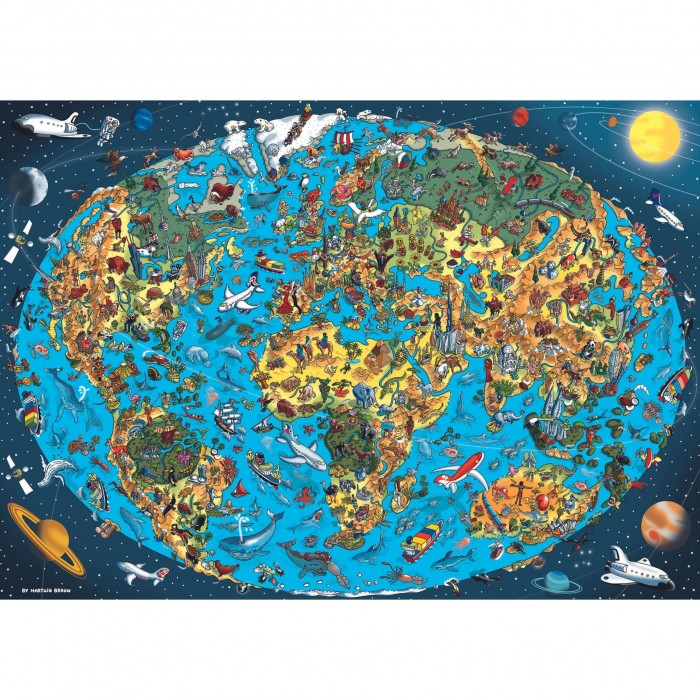 Puzzle  Gibsons-G7110 Our Great Planet