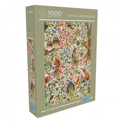 Puzzle Gibsons-G7217 The Art File: Woodland Wildlife
