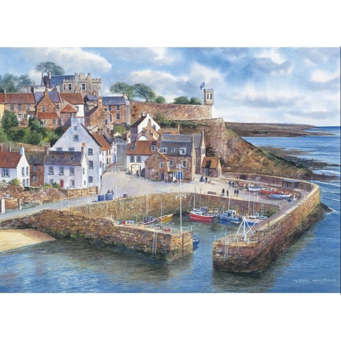 Gibsons-G798 Jigsaw Puzzle - 1000 Pieces - Crail Harbour