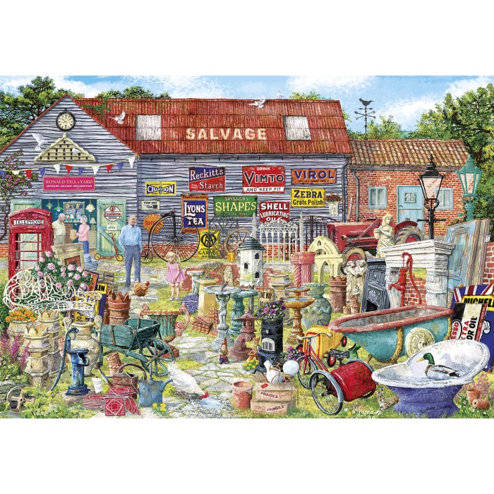Puzzle Gibsons-G8020 Pots and Penny Farthings