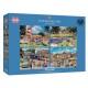 Jigsaw Puzzle - 4 x 500 Pieces : Stop Me and Buy One