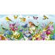 Jigsaw Puzzle - Panoramic - 636 Pieces : Butterflies and Blooms