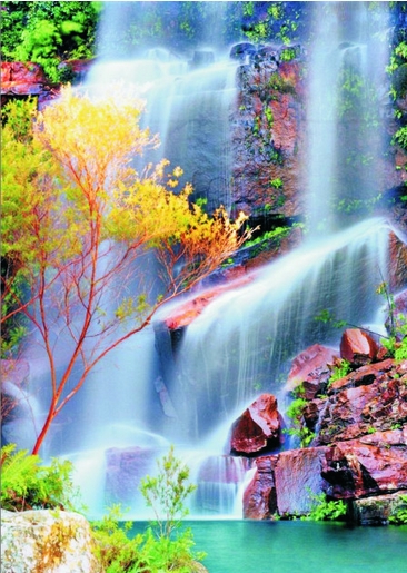 Puzzle Gold-Puzzle-60034 Waterfall