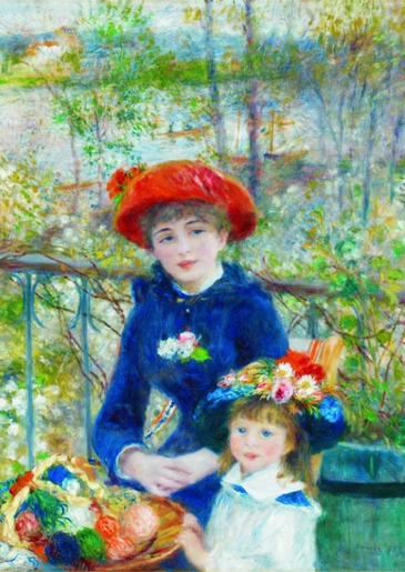 Puzzle Gold-Puzzle-60386 Renoir Auguste: Two Sisters on the Terrace