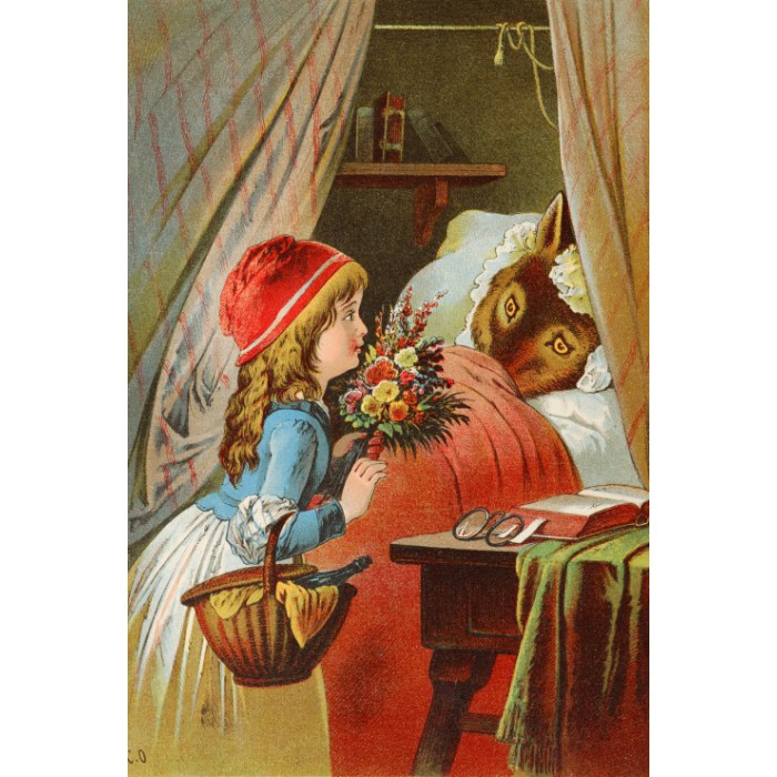 Puzzle  Grafika-F-30868 Little Red Riding Hood, illustration by Carl Offterdinger