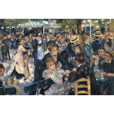 Puzzle Grafika-F-30885 Auguste Renoir: Bal du Moulin de la Galette, 1876