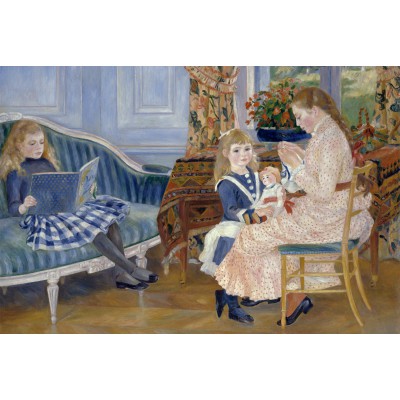 Puzzle Grafika-F-30889 Auguste Renoir : Children's Afternoon at Wargemont, 1884