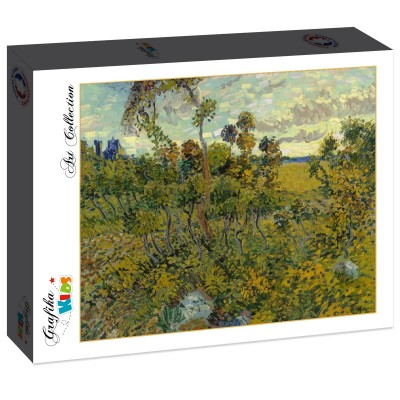 Puzzle Grafika-F-30932 Van Gogh: Sunset at Montmajour, 1888