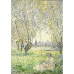 Puzzle  Grafika-F-31063 Claude Monet - Woman Seated under the Willows, 1880