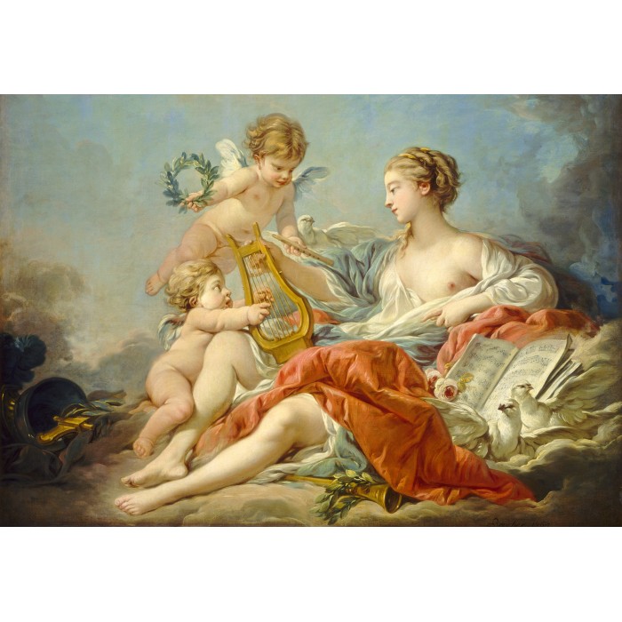 Puzzle  Grafika-F-31165 François Boucher: Allegory of Music, 1764