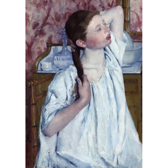 Puzzle  Grafika-F-31211 Mary Cassatt: Girl Arranging Her Hair, 1886