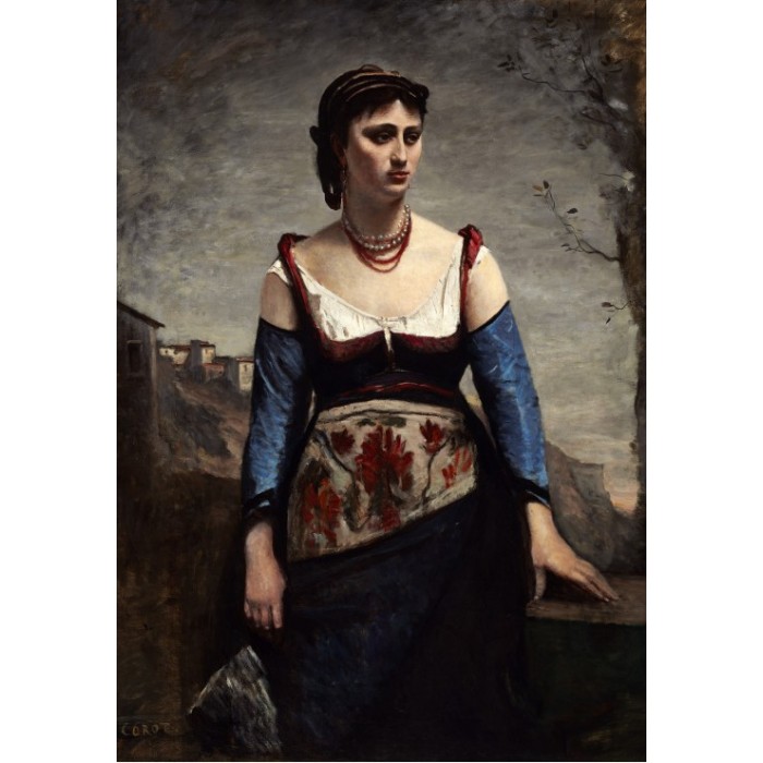 Puzzle  Grafika-F-31229 Jean-Baptiste-Camille Corot : Agostina, 1866