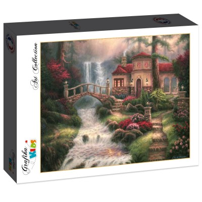 Puzzle Grafika-F-31522 Chuck Pinson - Sierra River Falls