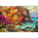 Puzzle  Grafika-F-31571 Chuck Pinson - A Beautiful Day at Cinque Terre