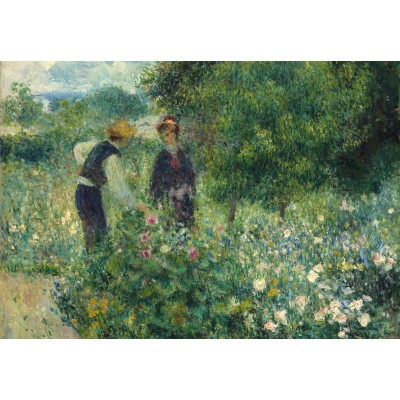 Puzzle Grafika-F-31590 Auguste Renoir: Picking Flowers, 1875